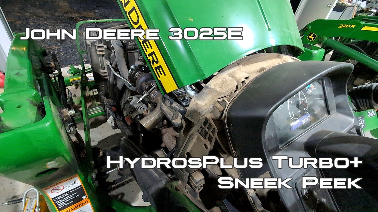 HydrosPlus Turbo+ John Deere 3025E Sneek Peek