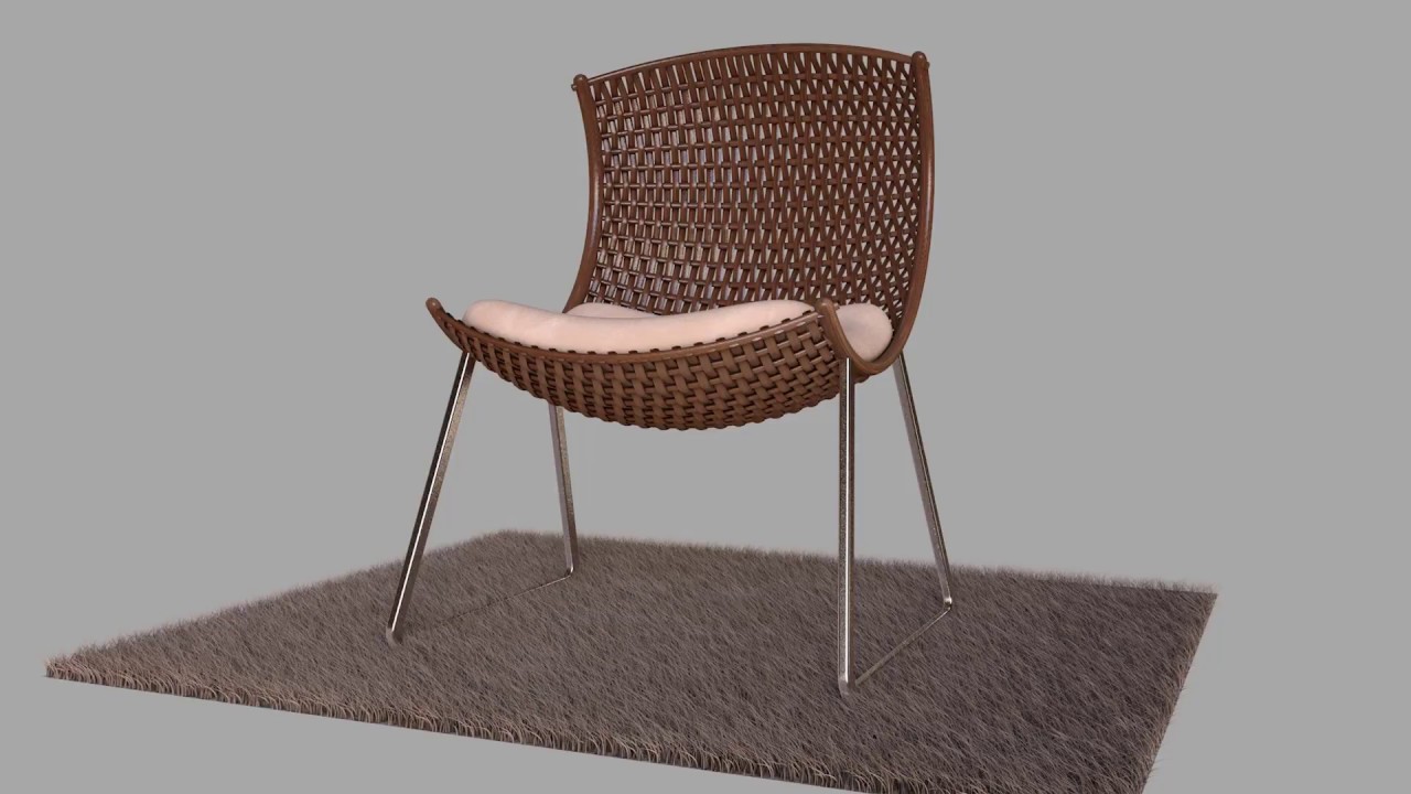 Cinema 4d Modelling Wicker Chair