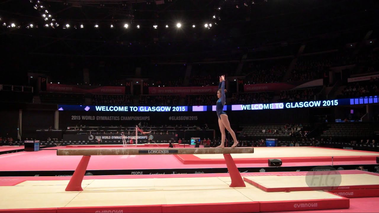 PINO ALCIVAR Giulianna (ECU) - 2015 Artistic Worlds - Qualifications Balance Beam