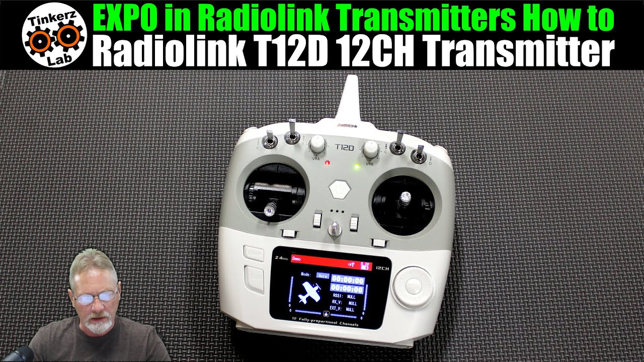 EXPO in Radiolink Transmitters How to | Radiolink T12D 12CH Transmitter + R12F Receiver