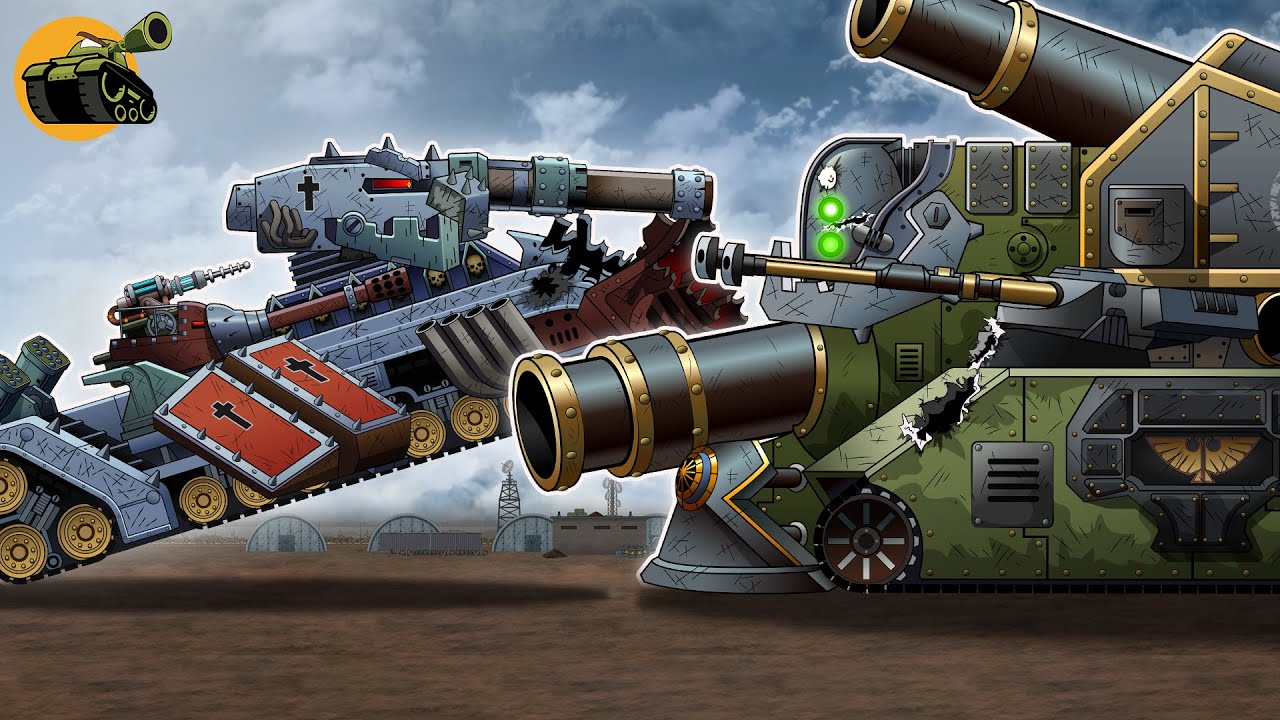 Ratte V2 vs The New American Doom Raider - The Stolen Monster Returns! #cartoons_about_tanks_english