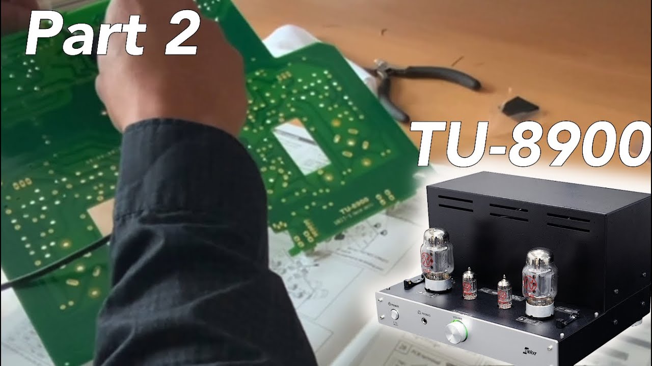 Elekit power amplifier kit TU-8900 audiophile - part 2 : assembly