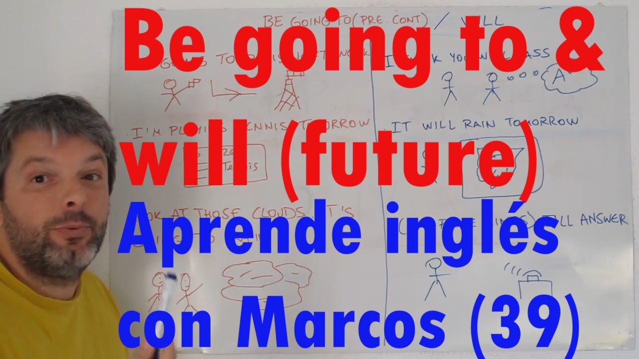 Be going to / Will (Future). Aprende inglés con Marcos (39).