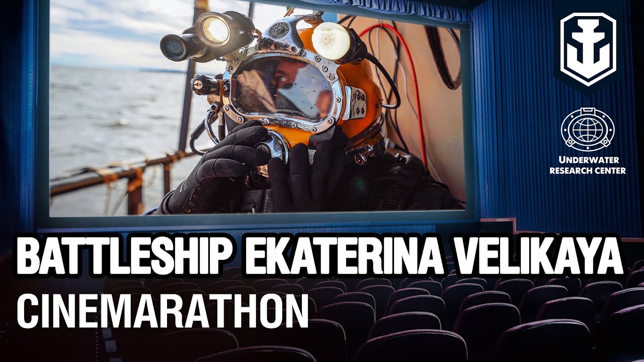 Historical Underwater Video Marathon: Battleship Ekaterina Velikaya
