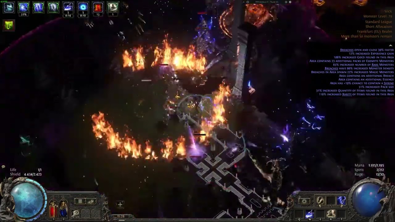 Path of Exile 2 - Tempest Flurry Charged Staff Acolyte Showcase