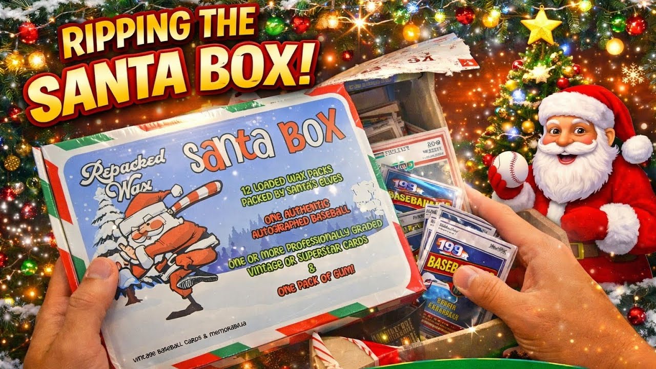 Repacked Wax 's Santa Box! What goodies will Santa give us! Let's RIP!