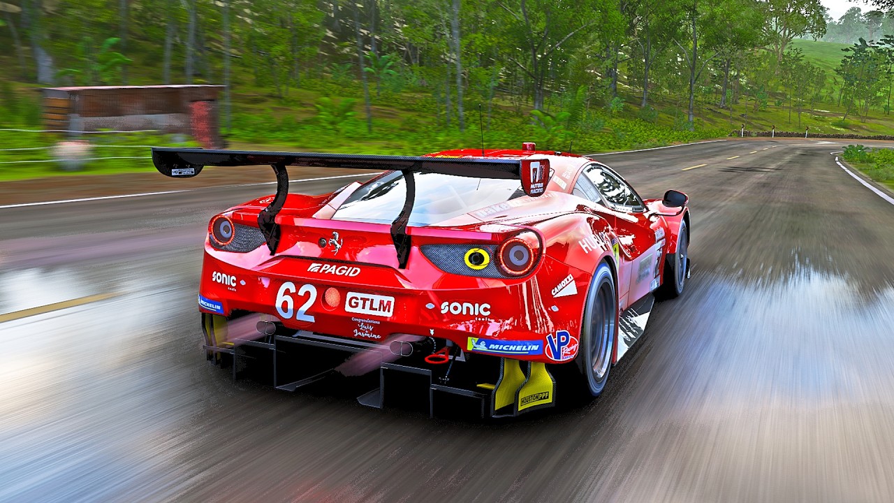 1500HP Ferrari 488 GTR Competizione VS Super Cars Goliath Race Forza Horizon 5 Logitech G29 gameplay