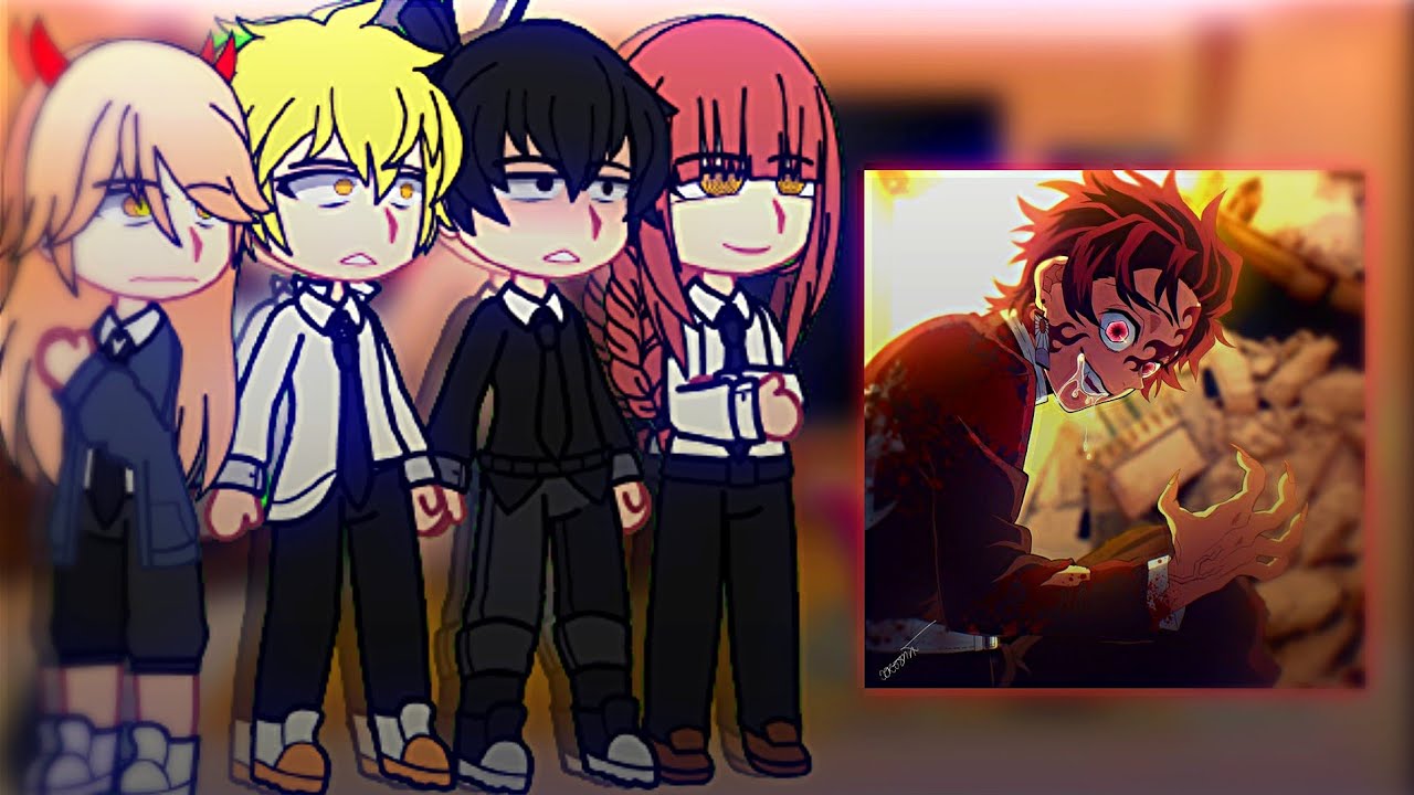 彡 Chainsaw Man react to Tanjiro Kamado彡 // Part 1/? // Pt-Br & Eng \\ My idea!