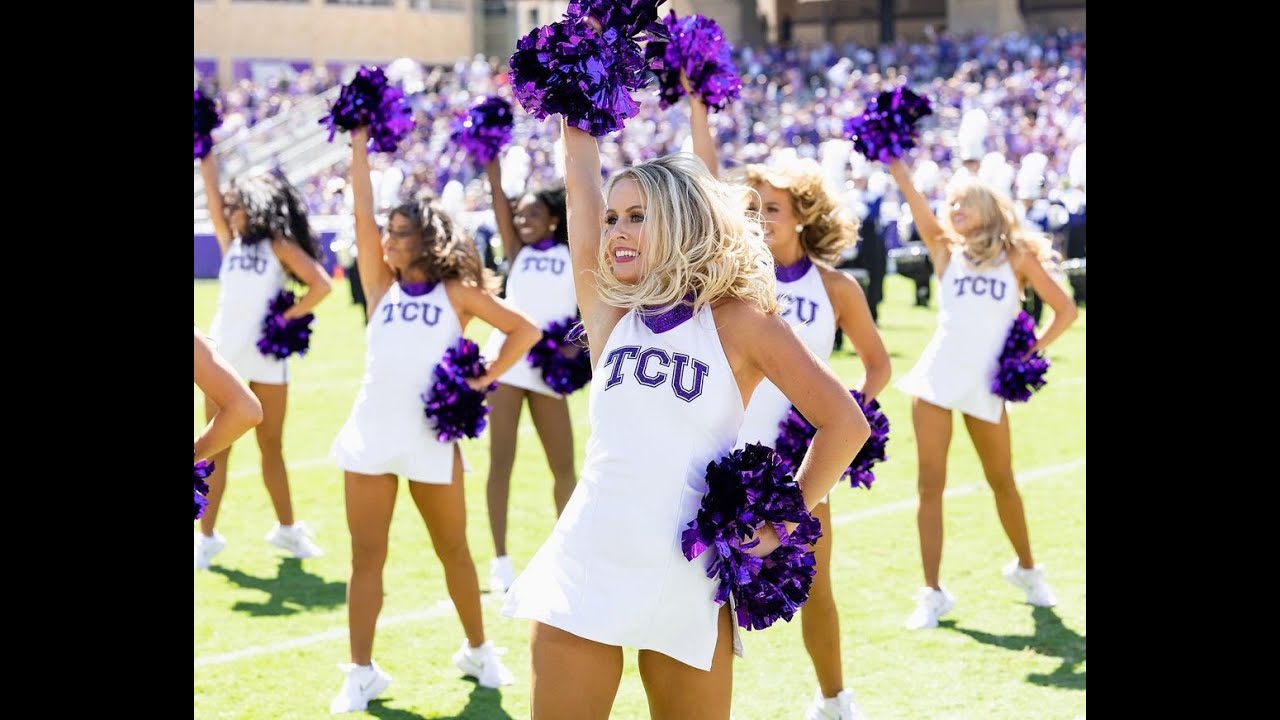 ▶️ TCU Showgirls Showtime 💜🤍 Texas Christian University Big 12 College Football