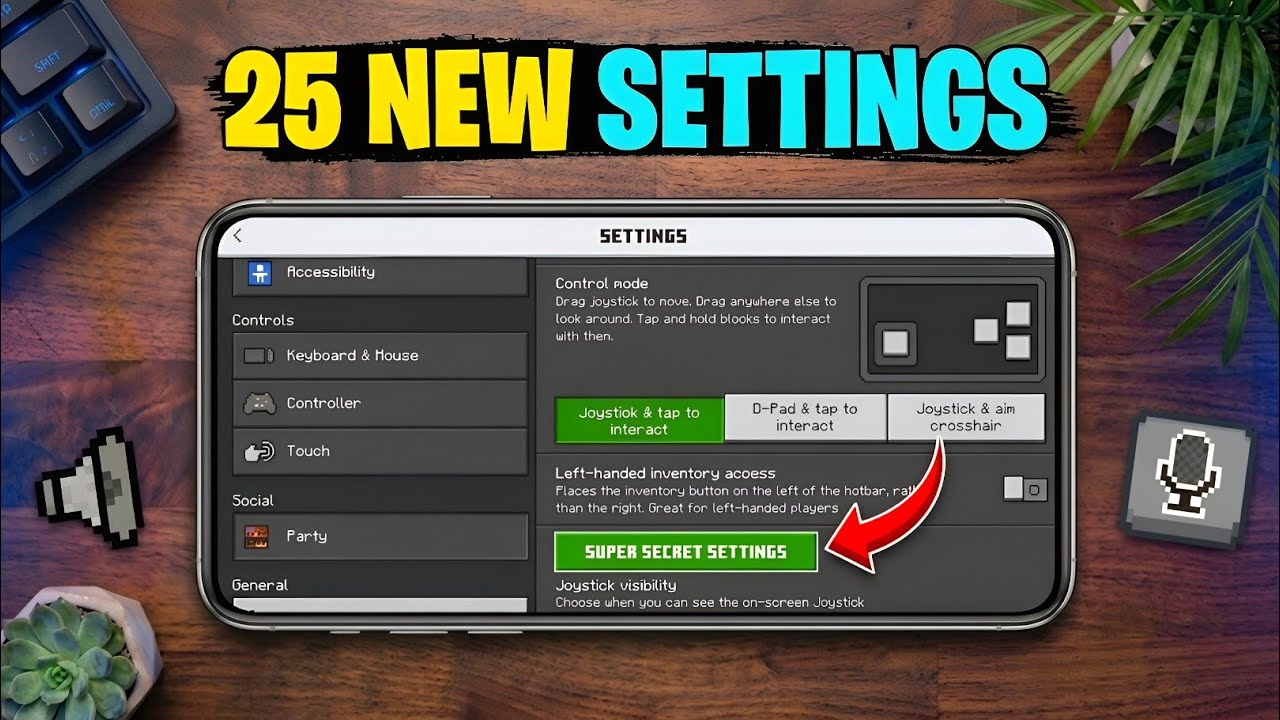 25 Secret Settings in Minecraft Bedrock/Pocket Edition | Minecraft Secret Settings in Mobile