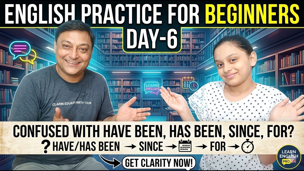 Day 6, Has Been, Have Been, Since, For | Time, Price, Weight Puchhna Sikhiye | English Speaking