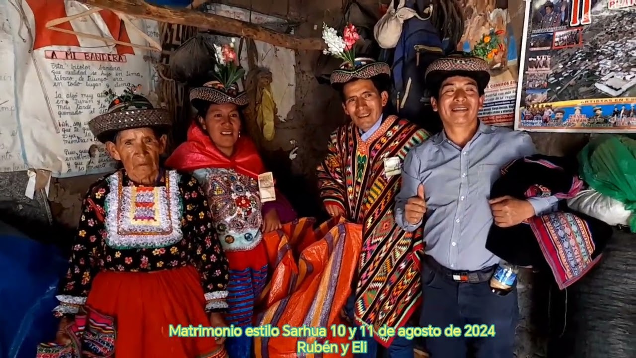 Matrimonio estilo Sarhua Parte 1 - Sarhua Fajardo Ayacucho