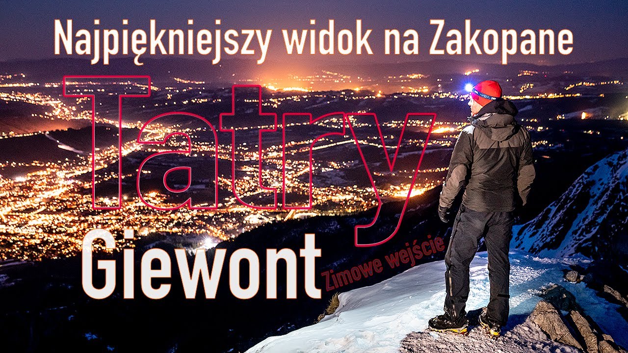 Giewont Tatry - Najpiękniejszy widok na Zakopane