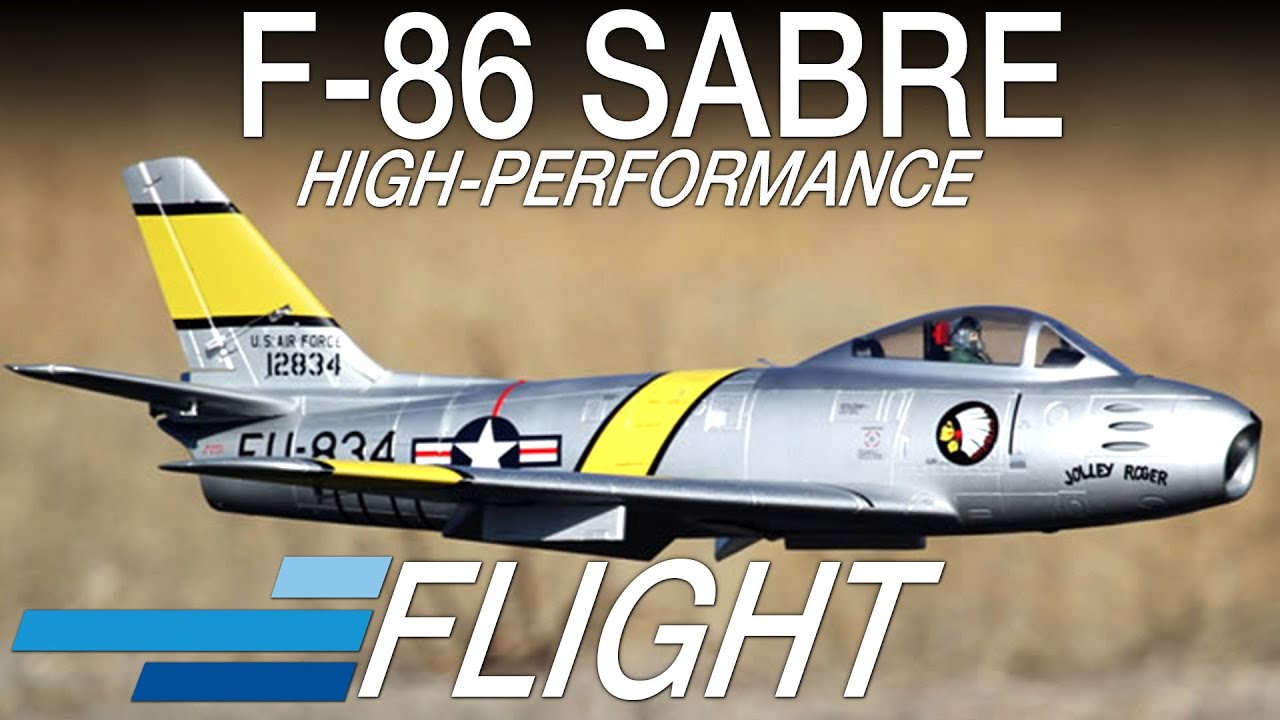 Flying the Freewing F-86 Sabre High Performance 80mm EDF Jet - Motion RC