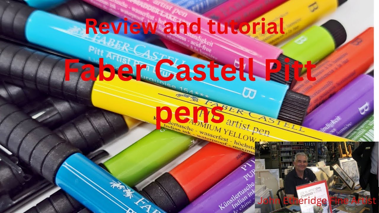 Faber Castell Pitt pens ~ Review and tutorial