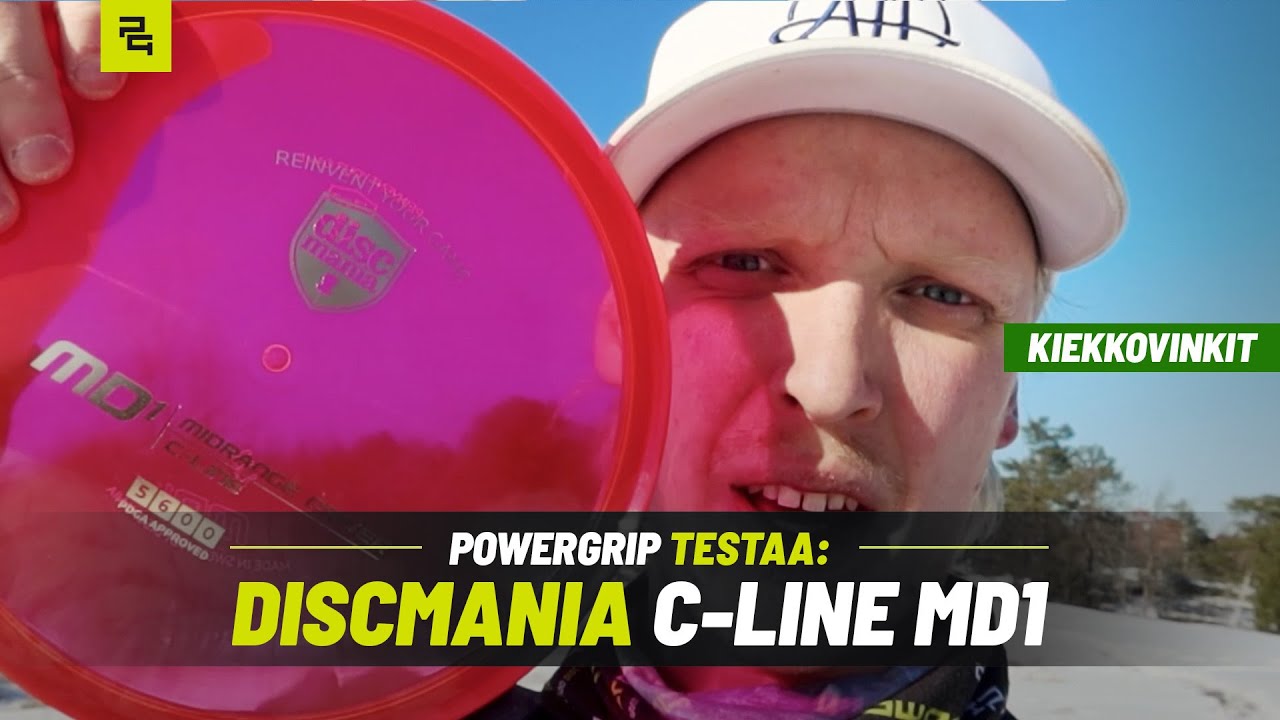 Powergrip testaa: Discmania C-line MD1