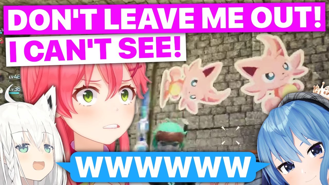 Miko Doesn't Want To Be Left Out (Feat Suisei & Fubuki / Hololive) [Eng Subs]