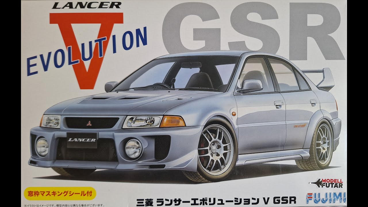 Mitsubishi Lancer evo 5 Fujimi 1/24 Full Video