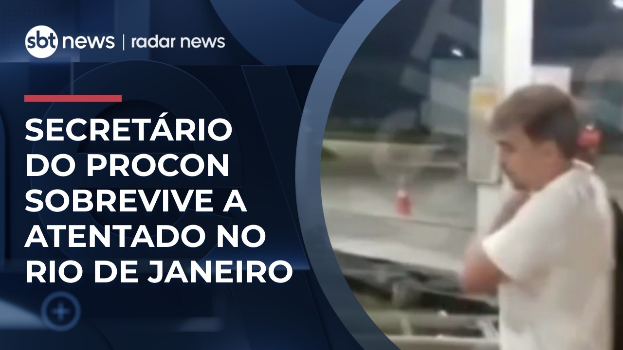 Secretário do Procon do Rio de Janeiro sobrevive a atentado em posto de gasolina | #RadarNews