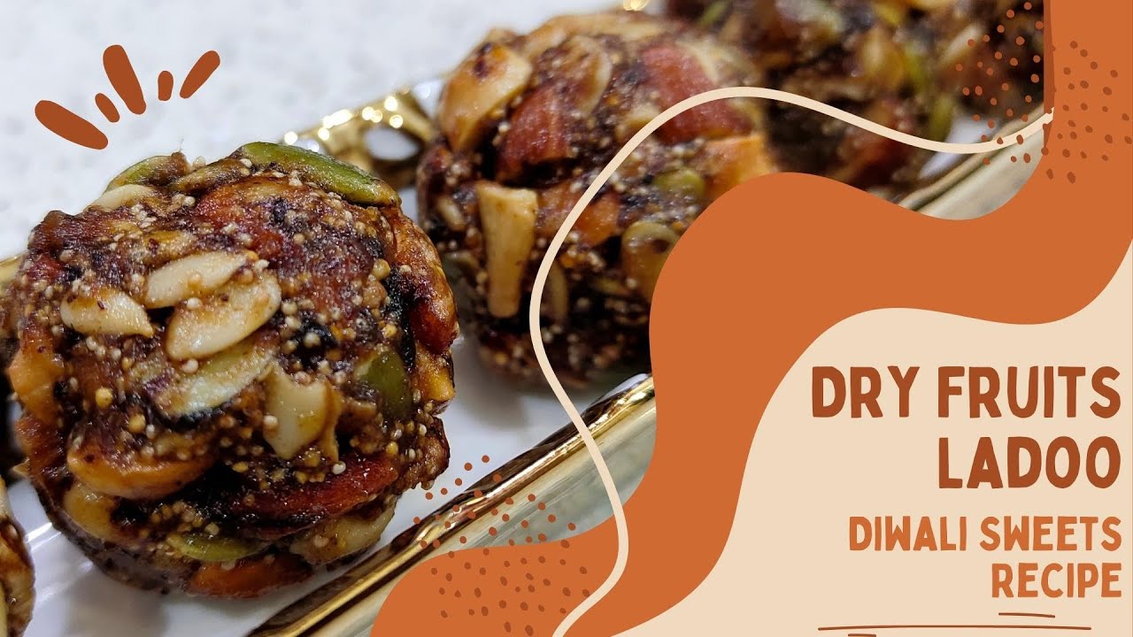 Healthy Dry Fruits Ladoo Recipe | No Sugar, No Jaggery Dry Fruit Laddu | High Protein Laddu Recipe