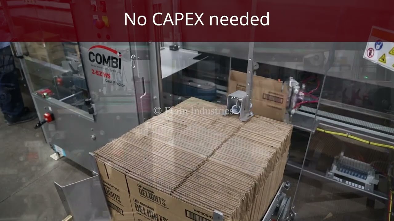 Frain Industries - End-of-line Packaging Equipment Montage