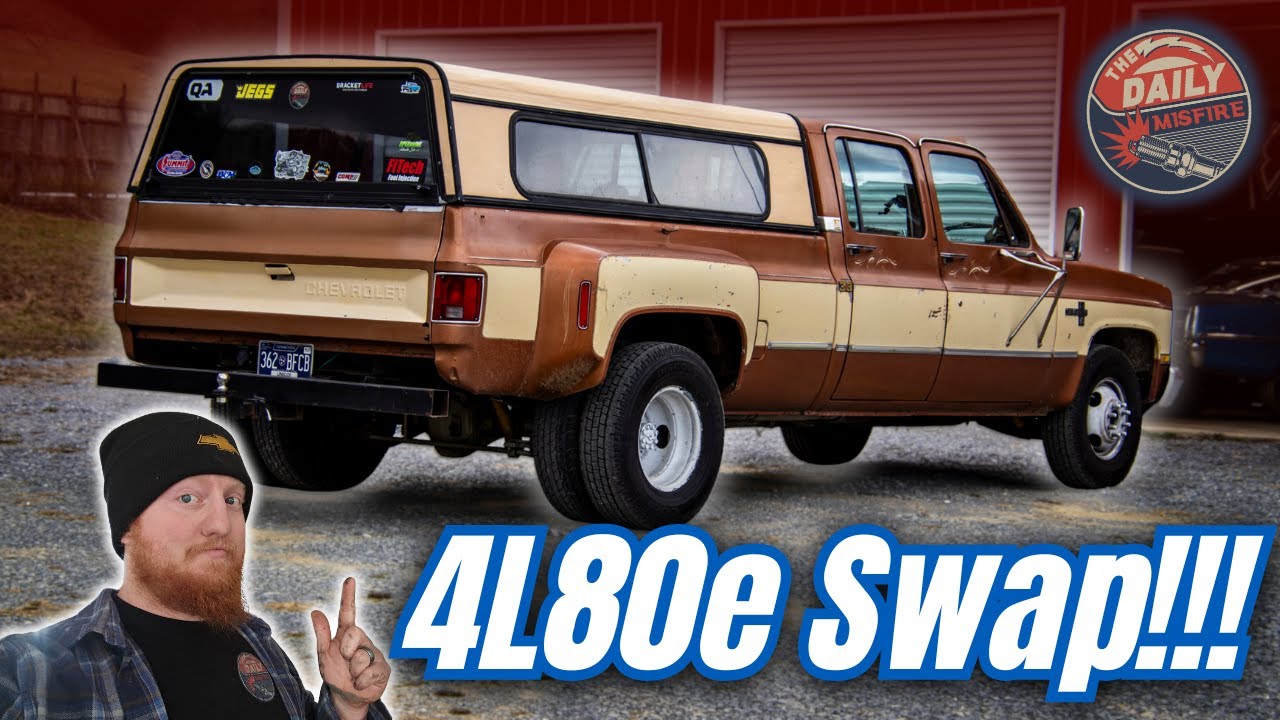 Epic 4L80e Transmission Swap in a Squarebody Chevy C30!!! Ultimate Guide