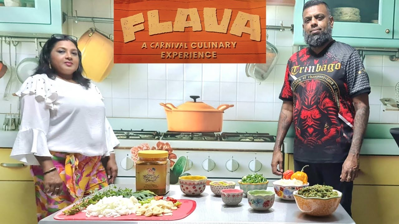Curried Duck Demo At Flava Village | A Carnival Culinary Experience 