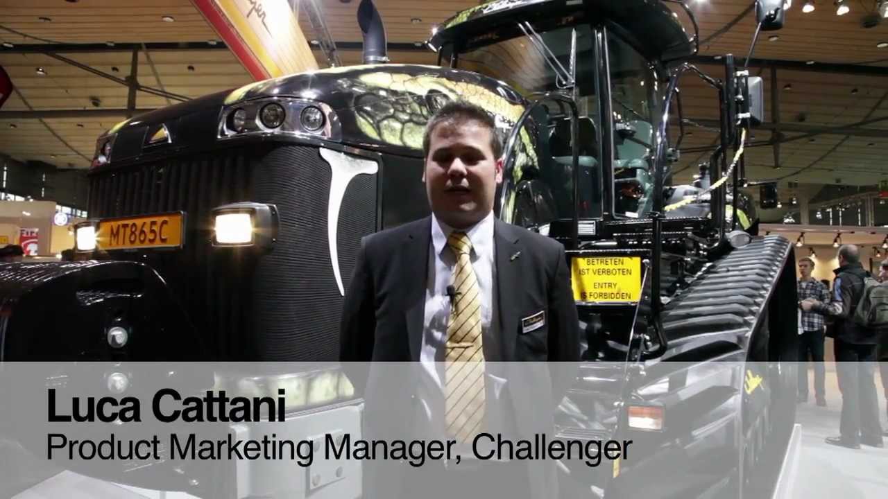 Challenger MT800C track tractor walk-around with Luca Cattani - Day Two, Agritechnica 2011