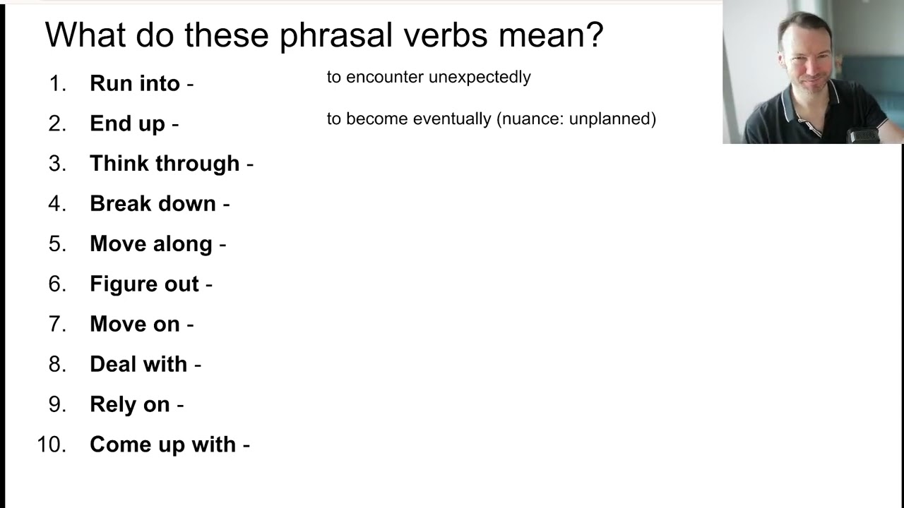 Phrasal Verbs