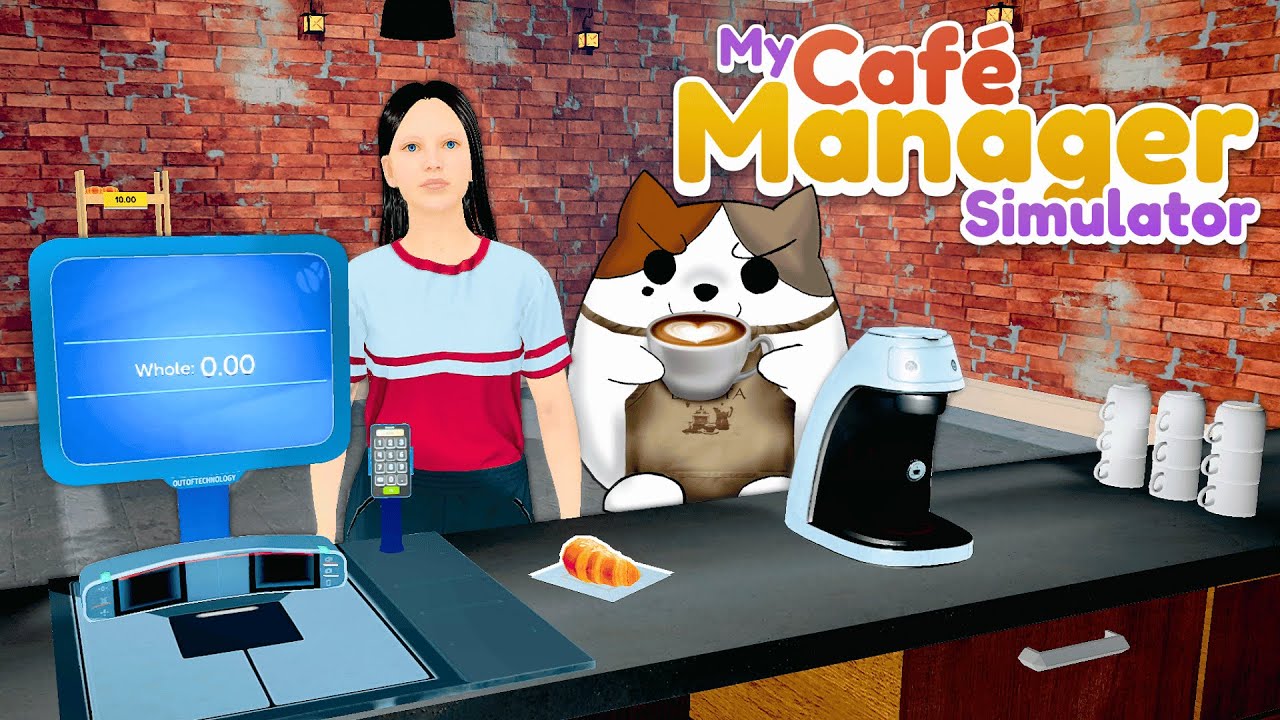 My Caf&eacute; Manager Simulator Early First Look! | New Upcoming Cafe Sim!