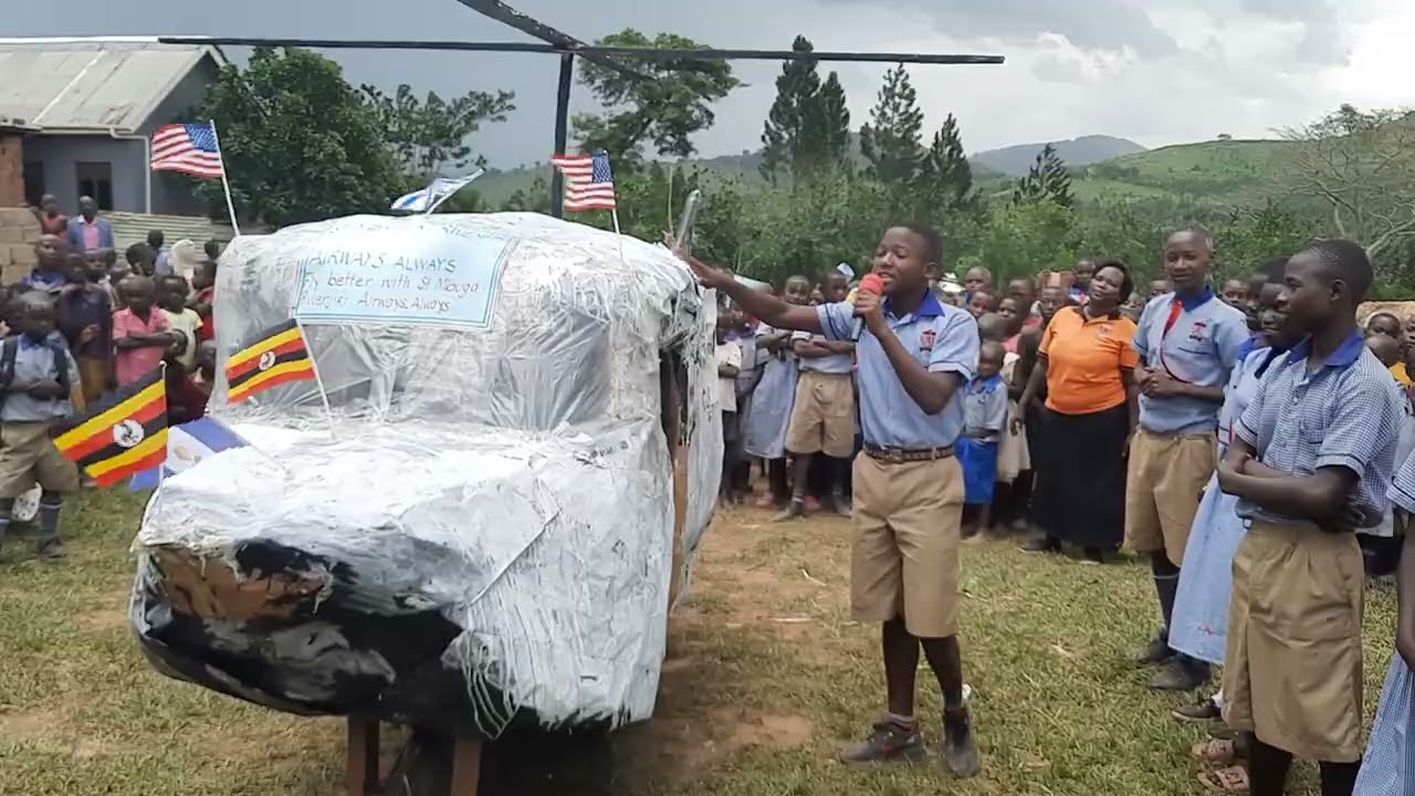 Airplane Exhibition at St Mbuga Community School Rwenjiri.
