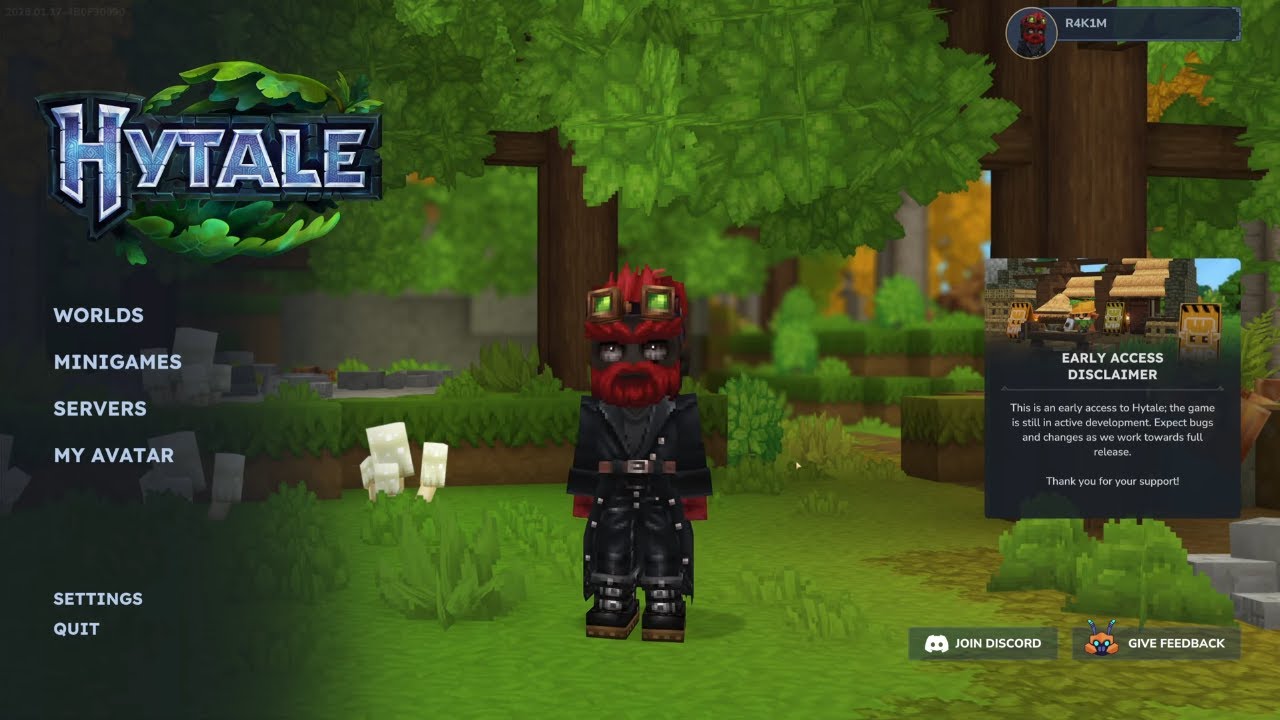Character Creation – Exploration Mode – #Hytale #Walkthrough – Ultra Settings 1440p 60FPS
