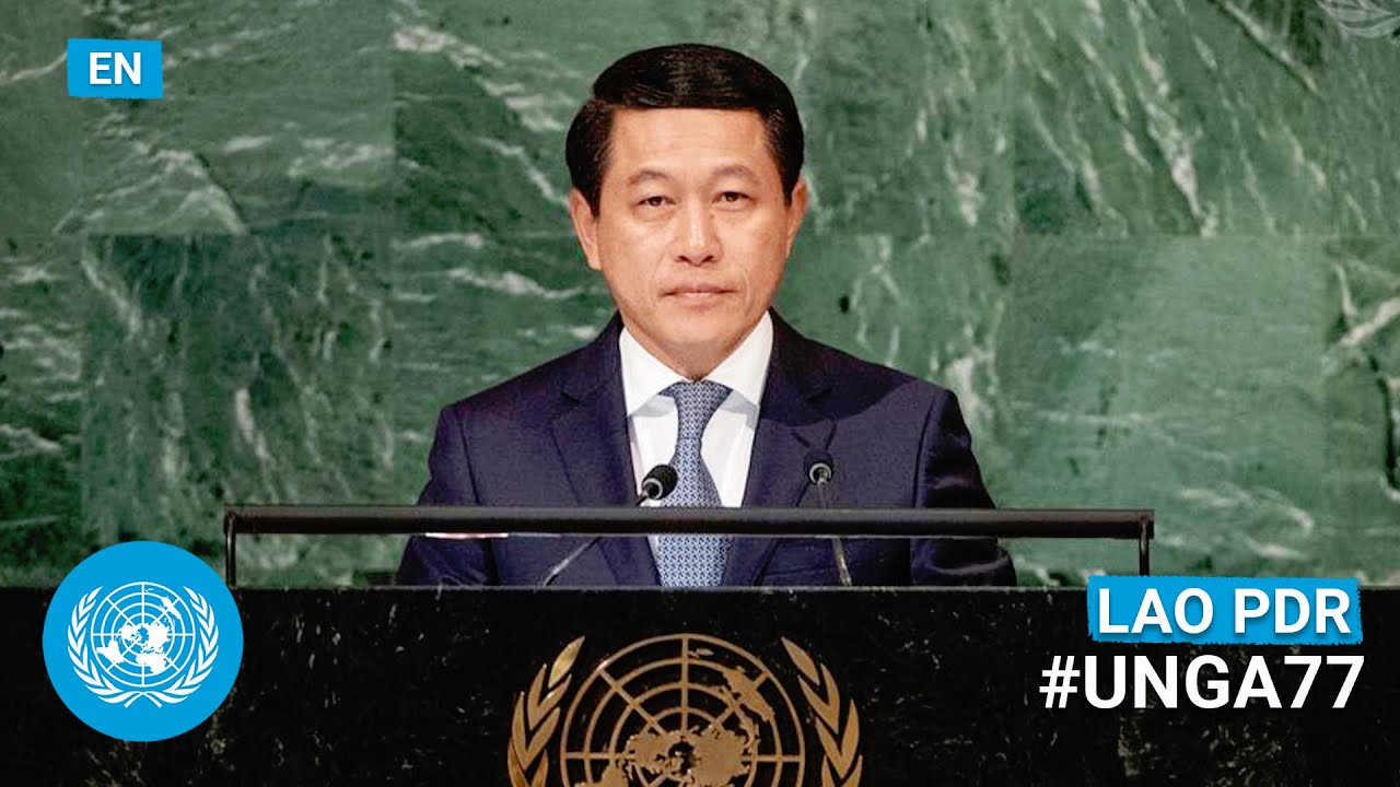 🇱🇦 Lao People's Democratic Republic - Minister Addresses UN General Debate (English), 77th Session