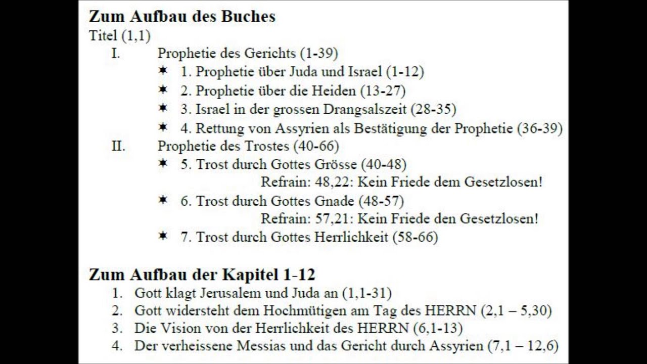 Roger Liebi: Das Buch des Propheten Jesaja, Kap. 1-6 (1. Teil)