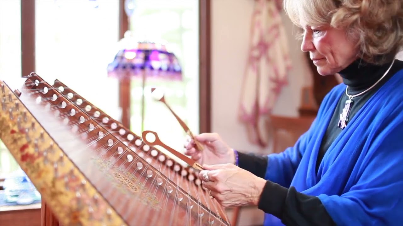 DeeDee Tibbits plays the Hammered Dulcimer