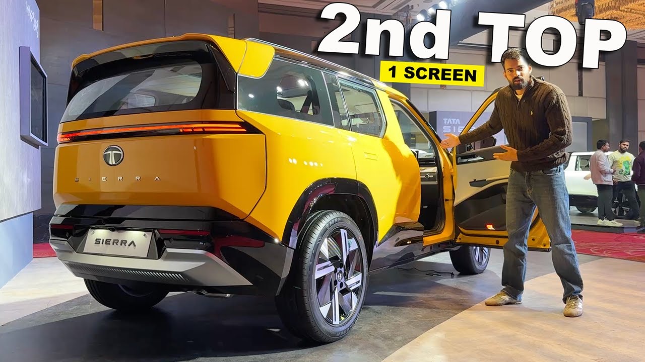 *Вторая топ-модель* Tata Sierra &mdash; превосходный автомобиль | БЕЗ ДОПОЛНИТЕЛЬНОГО ЭКРАНА, ТОЛЬКО ОД...