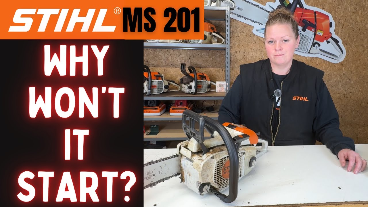 Бензопила Stihl MS 201 Arborist! Почему не заводится? Нам НУЖНА СРОЧНО!