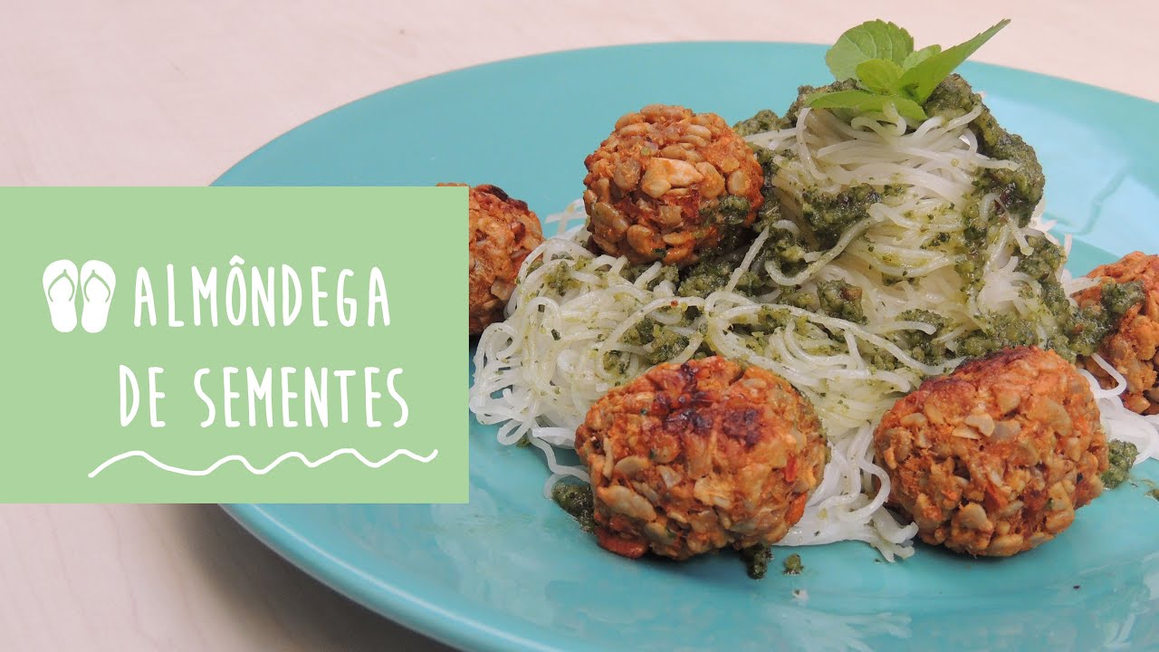 Almôndega Vegetariana de Semente de Girassol [Guia Natureba]
