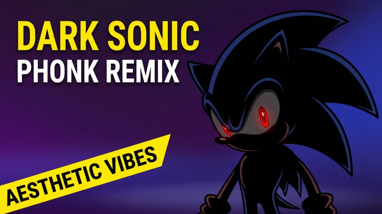 Sonic Remix: Aesthetic Phonk Vibes 🖤