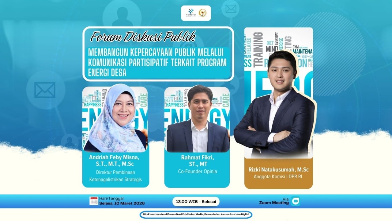 Forum Diskusi Publik Membangun Kepercayaan Publik dengan Komunikasi Partisipatif Program Energi Desa
