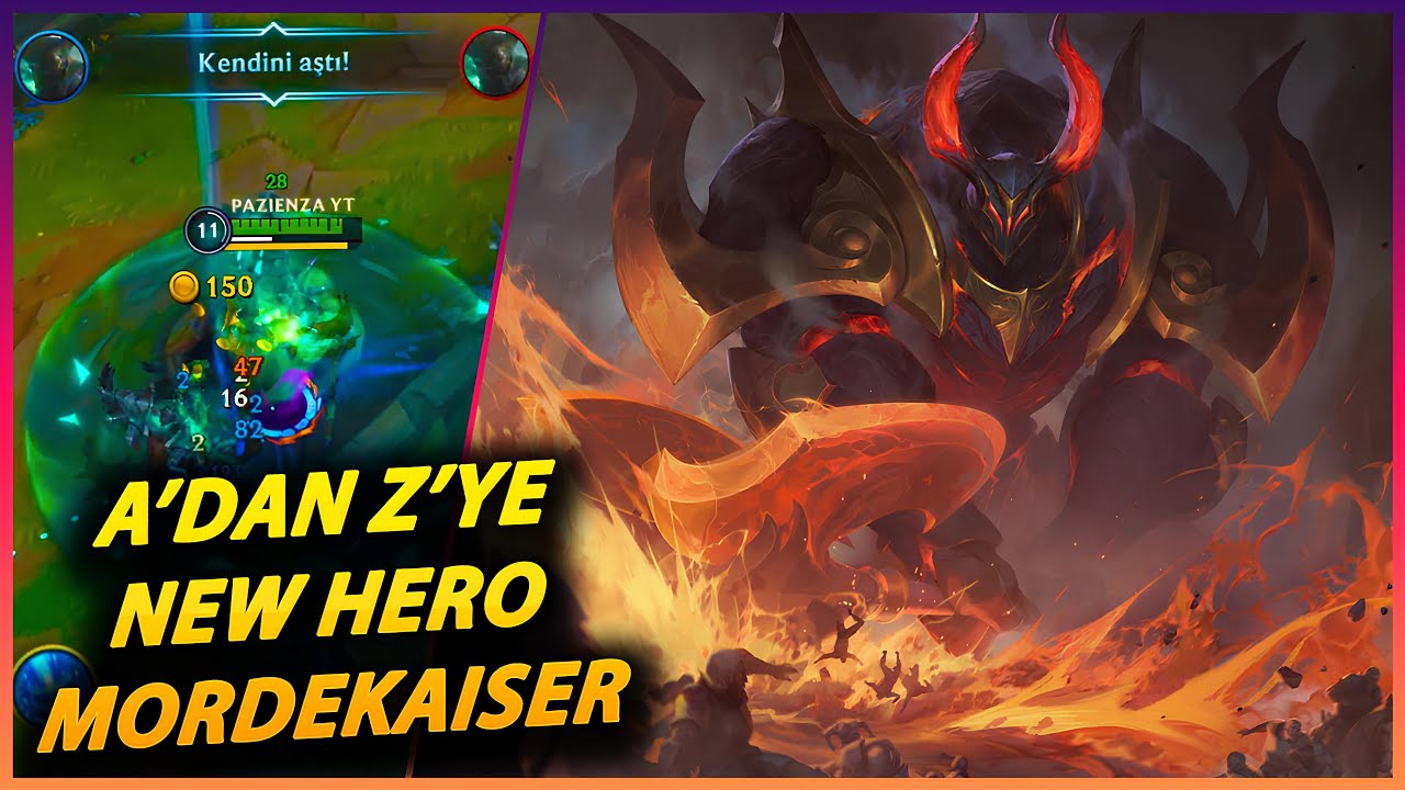 A'DAN Z'YE YENİ HERO MORDEKAISER ÖĞRETİCİ AŞIRI BOZUK BEST RUN BUILD