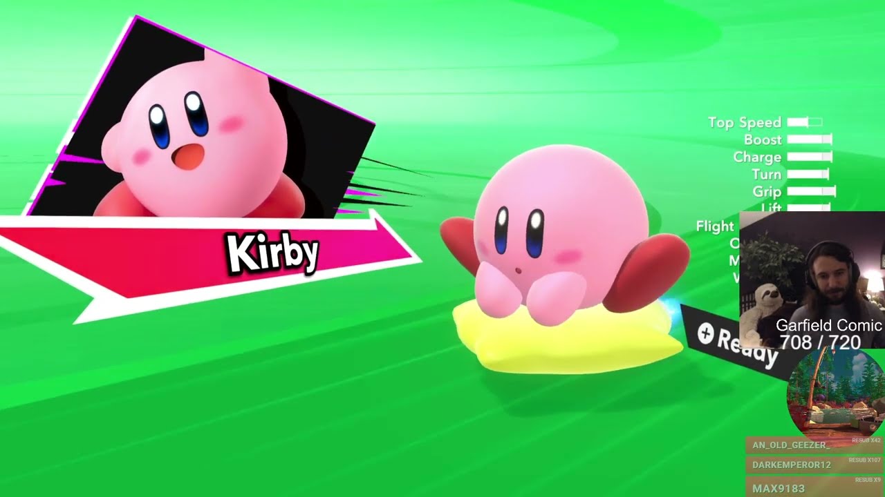 Checking out Kirby Air Riders Global Test