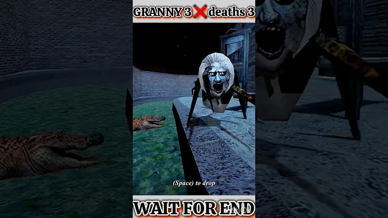 GRANNY 3 ENHANCED ❌ DEATH 3 ENHANCED 😱😱 #granny #gaming  #shortsfeed