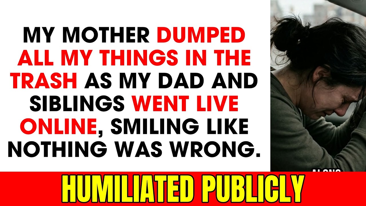 My Mother Dumped All My Things in the Trash as My Dad and Siblings Went Live Online