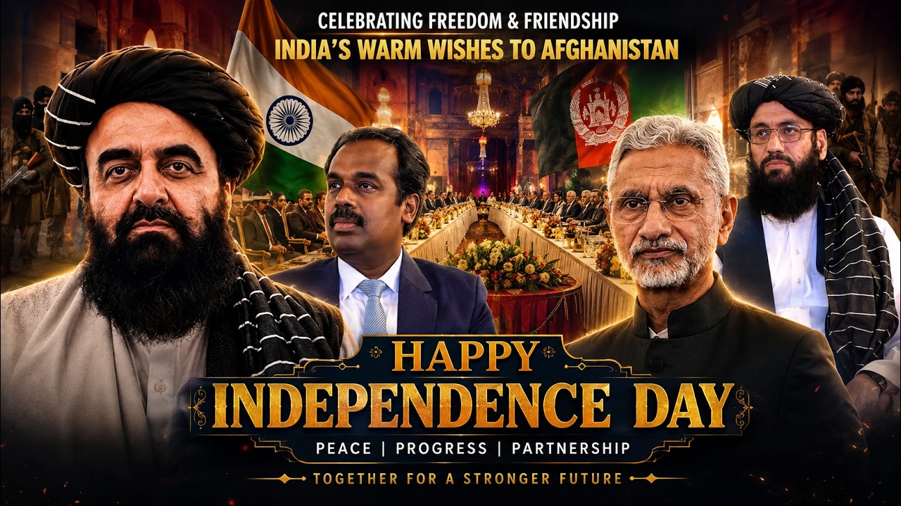 Pak Media Meltdown as India & Afghan Taliban Celebrate Independence and Victory Day in New Delhi