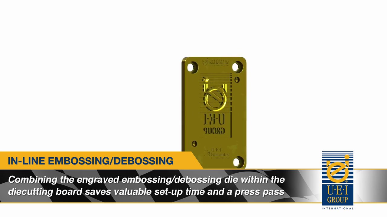 In-line Embossing/Debossing Dies