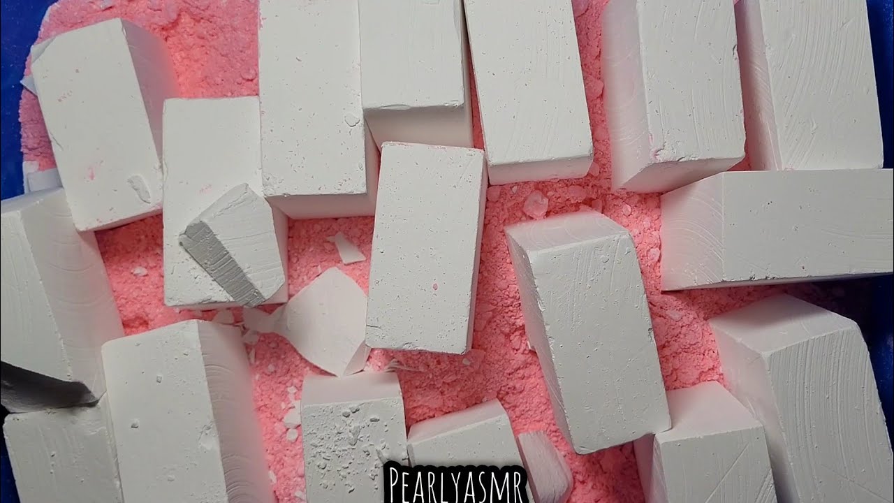 PLAIN LUXURY AND RAGE CHALK ON A BED OF PEACHES- ASMR