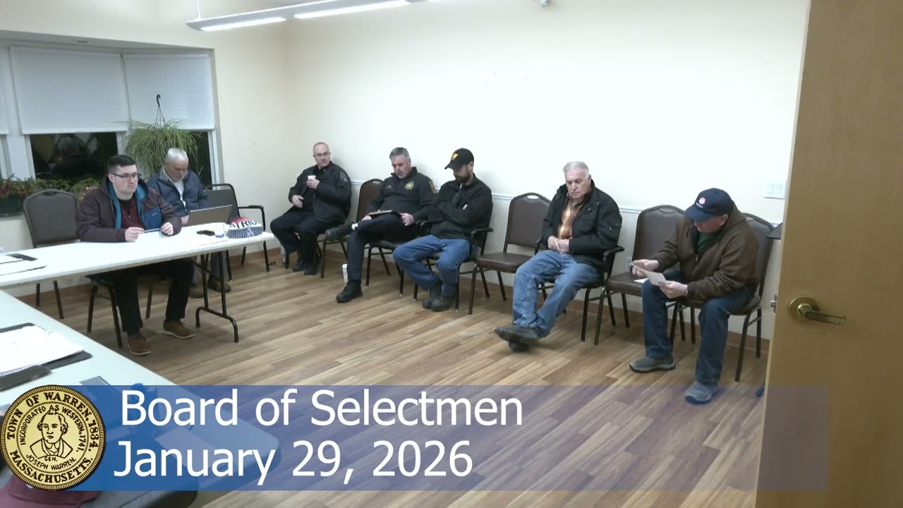 Board of Selectmen 1/29/26