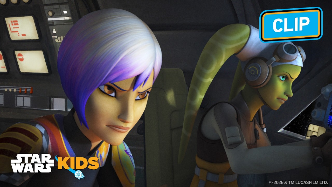 The Rebels' Rescue Mission! 🫡 | Star Wars Rebels | @StarWarsKids