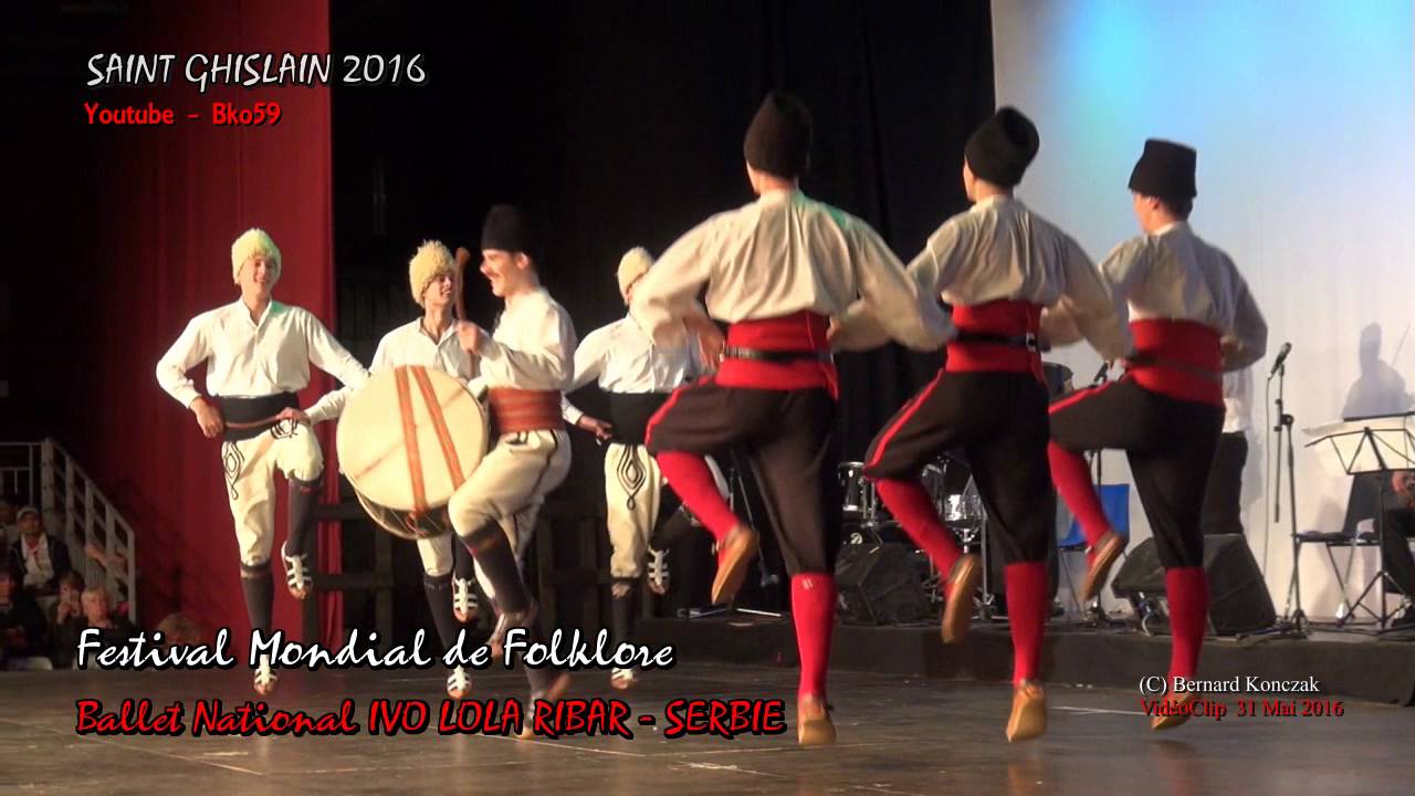 La SERBIE au FESTIVAL MONDIAL DE FOLKLORE de Saint GHISLAIN 2016